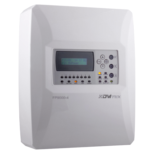 DMTECH DMT-FP9000-4 - Central convencional de 4 zonas con pantalla LCD - 2 Salida de Sirena - 2 salidas de alarma y fallo y 2 salidas de relé configurables - Salida para repetidor - Hasta 30 detectores por zona - Autodetección de resistencia fin de línea - imagen 1