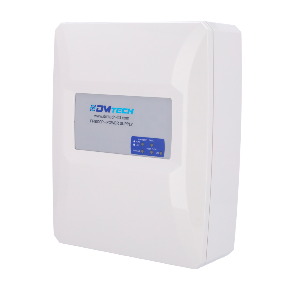 DMTECH DMT-FP9000P - Fuente de alimentación DMTECH - Fabricado bajo certificado EN54-4 - Corriente de salida 2A - Máximo hasta 3.5A durante 15 minutos - Salida auxiliar de fallo - Capacidad para 2 baterias de 12V - imagen 1