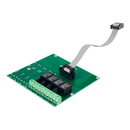 DMTECH DMT-M9000R-4 - Módulo de relé convencional DMTECH - 4 salidas de relé - Hasta 3A/125VAC o 3A/30VDC - Alimentado desde la central - Compatible con paneles de incendio DMTECH - imagen 1