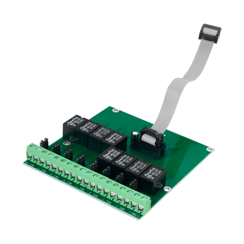 DMTECH DMT-M9000R-8 - Módulo de relé convencional DMTECH - 8 salidas de relé - Hasta 3A/125VAC o 3A/30VDC - Alimentado desde la central - Compatible con paneles de incendio DMTECH - imagen 1