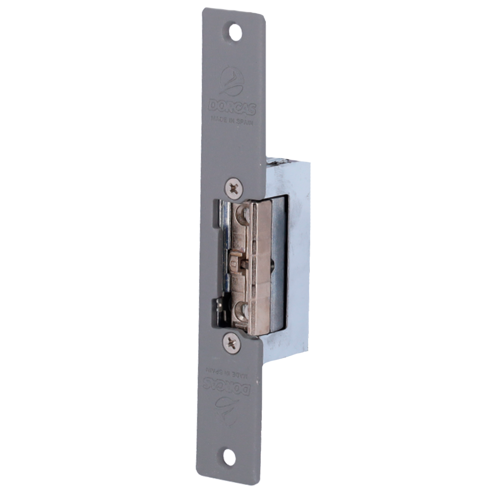 DORCAS DR-54ABDF/S - Abrepuertas eléctrico Dorcas - Instalación con gran corte del marco - Pestillo regulable - NO Fail Secure | Hasta 330 kg - Alimentación AC/DC 8-12V - Memoria y paso libre