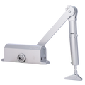 DORCAS DR-DC1-H-SILVER - Cierrapuertas de brazo articulado - Instalación de superficie y reversible - Apertura con fuerza reducida - Puertas entre 25~85 kg y 850~1100 mm - Velocidad ajustable - Apto para todo tipo de puertas - imagen 1