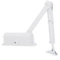 DORCAS DR-DC1-H-WHITE - Cierrapuertas de brazo articulado - Instalación de superficie y reversible - Apertura con fuerza reducida - Puertas entre 25~85 kg y 850~1100 mm - Velocidad ajustable - Apto para todo tipo de puertas - imagen 1