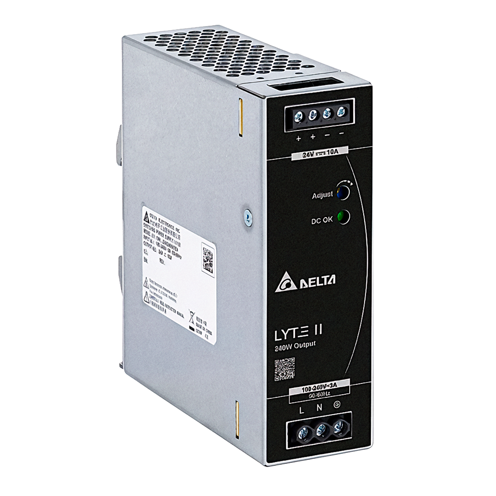 HIKVISION DRL-48V240W1EN - Fuente de alimentación conmutada - Salida DC 48 V / 5 A / 240 W - Montaje en carril DIN