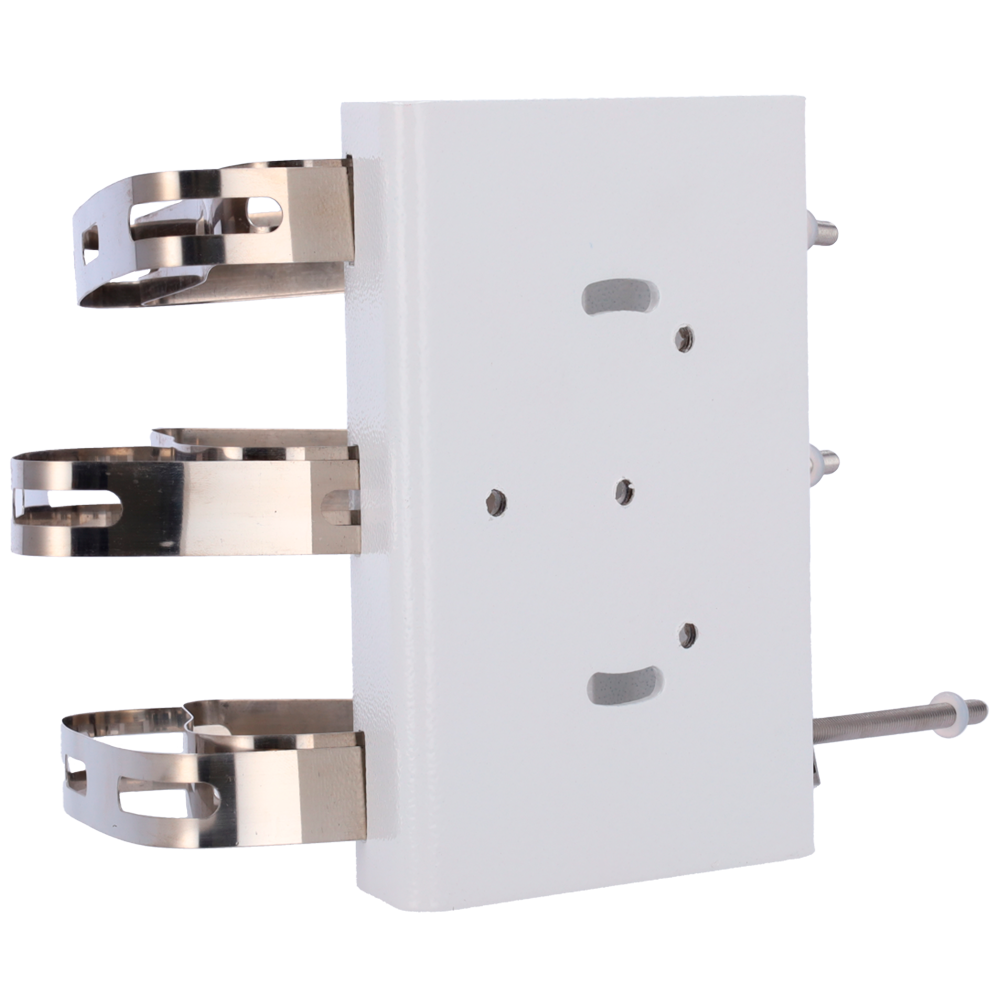 HIKVISION DS-1130-HWB/110-300 - Soporte para mástiles/farolas - Para radares - Apto para uso en exterior - Pasador de cables - Color blanco - 160 (Al) x 114 (An) x 40 (Fo) mm