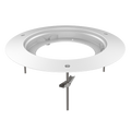 HIKVISION DS-1241ZJ - Soporte de techo - Apto para domo - Apto para uso en exterior - Color blanco - Aleación de aluminio