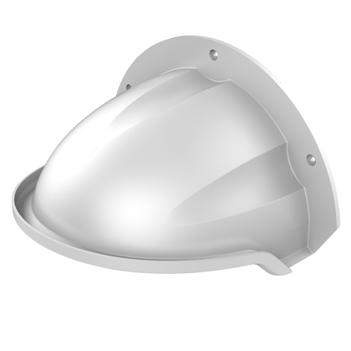 HIKVISION DS-1250ZJ - Carcasa protectora - Composición de fibra - Apto para exterior| 152(Al)x264.7(An)x189.6(Fo) - Instalación junto a la cámara - Evita la luz solar mejorando la imagen - Reduce la posibilidad de congelación