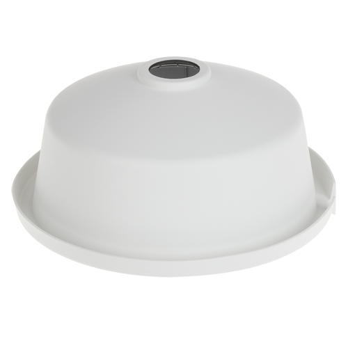 HIKVISION DS-1253ZJ-M - Carcasa protectora - Composición de polipropileno + fibra - Apto para uso exterior | 76 (Al) x 191.1 (Ø) mm - Instalación junto a la cámara - Evita la luz solar mejorando la imagen - Reduce la posibilidad de congelación