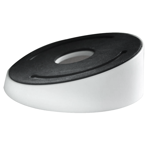 HIKVISION DS-1259ZJ - Caja de conexiones - Para cámaras domo - Apto para uso exterior - Instalación en techo inclinado - Color blanco | 39.2 (Al) x 111 (Ø) mm - Pasador de cables