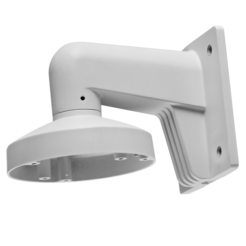 HIKVISION DS-1272ZJ-110-TRS - Soporte de pared - Para cámaras domo - Apto para uso en exterior - Aluminio con tratamiento de Spray - Compatible con Hikvision - Pasador de cables | 120(Al)x 120(An)x 169(Fo) mm