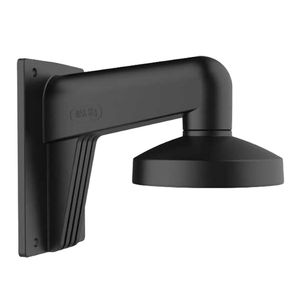 HIKVISION DS-1272ZJ-120-BLACK - Soporte de pared - Caja de conexiones - Apto para uso en exterior - Color negro | 122 (Al) x 120 (An) x 120 (φ) mm - Compatible con Hiwatch Hikvision - Pasador de cables - imagen 1