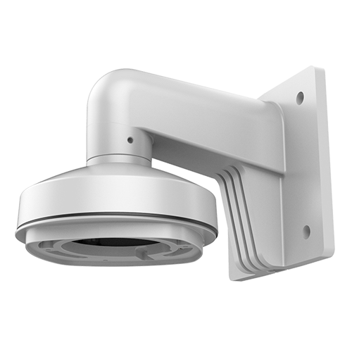 HIKVISION DS-1272ZJ-120 - Soporte de pared - Caja de conexiones - Apto para uso en exterior - Color blanco | 122 (Al) x 120 (An) x 120 (φ) mm - Compatible con Hiwatch Hikvision - Pasador de cables