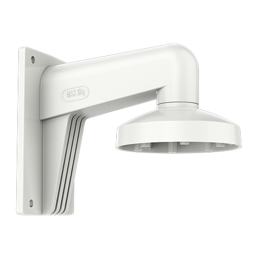 HIKVISION DS-1273ZJ-130 - Soporte de pared - Apto para domo - Apto para uso en exterior - Color blanco - Pasador de cables - 183.5 (Al) x 120 (An) x 132 (φ) mm