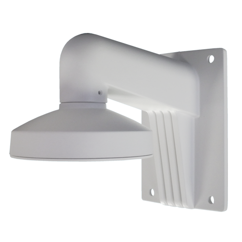 HIKVISION DS-1273ZJ - Soporte de pared - Para cámaras domo - Apto para uso en exterior - Color blanco | 183.5(Al) x 136(An) x 230(Fo) mm - Compatible con Hiwatch Hikvision - Pasador de cables