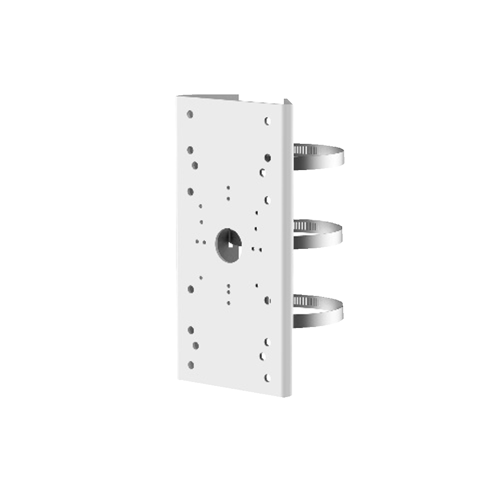 HIKVISION DS-1275ZJ-Y - Soporte para mástiles/farolas - Para cámaras bullet - Rango diámetro 67~127 mm - Acero inoxidable con tratamiento anti-corrosión - Apto para uso en exterior - Color blanco | 250 (Al) x 127 (An) x 46 (Fo) mm