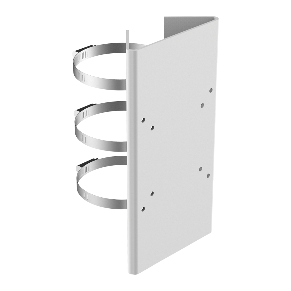 HIKVISION DS-1275ZJ(SPTZ) - Soporte para mástiles/farolas - Para cámaras bullet - Rango diámetro mm - Acero inoxidable | Apto para uso en exterior - Carga máxima de kg - Color blanco | 250 (Al) x 127 (An) x 46 (Fo) mm
