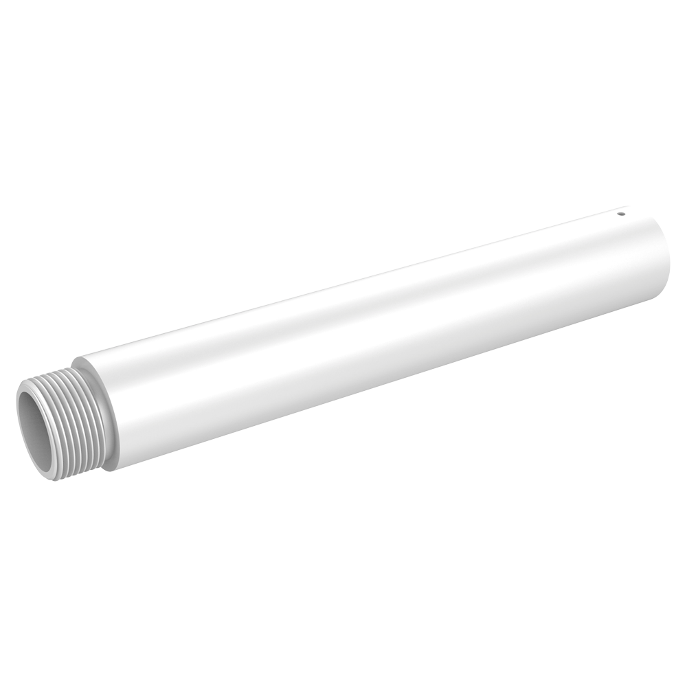 HIKVISION DS-1279ZJ - Mástil extensible para montaje colgante - Ø 38 x 250 mm (Al) - Color blanco - Fibra compuesta - Apto para uso en exterior