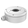 HIKVISION DS-1280ZJ-DM22 - Caja de conexiones - Para cámaras domo - Apto para uso exterior - Instalación en techo o pared - Color blanco | 53.4 (Al) x 137 (φ) mm - Pasador de cables
