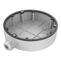 HIKVISION DS-1280ZJ-DM25-M1 - Caja de conexiones - Para cámaras domo - Apto para uso exterior - Instalación en techo o pared - Color blanco | 42 (Al) x 167.5 (φ) mm - Pasador de cables