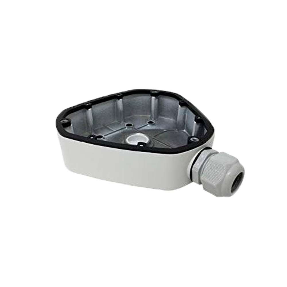 HIKVISION DS-1280ZJ-DM25 - Caja de conexiones - Para cámaras domo - Apto para uso exterior - Instalación en techo o pared - Color blanco | 178.5 (Al) x 164 (An) x 41(Fo) mm - Pasador de cables