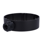 HIKVISION DS-1280ZJ-DM45(Black) - Caja de conexiones - Para cámaras domo - Apto para uso exterior - Instalación en techo o pared - Dimensiones 40 (Al) x 140 (Ø) mm - Color negro - imagen 1