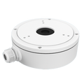 HIKVISION DS-1280ZJ-M - Caja de conexiones - Para cámaras domo - Apto para uso exterior - Instalación en techo o pared - Pasador de cables - Color blanco | 51.5 (Al) x 157 (Ø) mm
