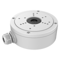 HIKVISION DS-1280ZJ-S-Y - Caja de conexiones - Para cámaras domo - Apto para uso exterior - Instalación en techo o pared - Pasador de cables - Color blanco