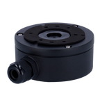 HIKVISION DS-1280ZJ-XS-B - Caja de conexiones - Para cámaras domo o bullet - Apto para uso exterior - Instalación en techo o pared - Pasador de cables - Color negro | 43,2 (Al) x 100 (Ø) mm - imagen 1