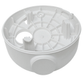 HIKVISION DS-1281ZJ-DM27 - Caja de conexiones - Para cámaras domo - Apto para uso interior - Instalación en techo inclinado - Pasador de cables - Color blanco | 48 (Al) x 108 (Ø) mm