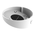 HIKVISION DS-1281ZJ-DM45 - Soporte de techo inclinado - Apto para domo - Apto para uso en exterior - Color blanco - Aleación de aluminio - 130 (φ) mm