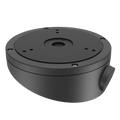 HIKVISION DS-1281ZJ-M(Black) - Caja de conexiones - Para cámaras domo - Apto para uso exterior - Instalación en techo inclinado - Pasador de cables - Color negro | 62 (Al) x 157 (Ø) mm - imagen 1
