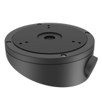 HIKVISION DS-1281ZJ-M(Black) - Caja de conexiones - Para cámaras domo - Apto para uso exterior - Instalación en techo inclinado - Pasador de cables - Color negro | 62 (Al) x 157 (Ø) mm - imagen 1
