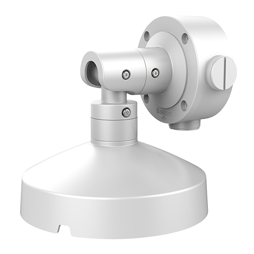 HIKVISION DS-1283ZJ-DM25-M1 - Soporte de pared - Apto para domo - Apto para uso en exterior - Color blanco - Pasador de cables - 167.5 (Al) x 167.5 (An) x 48.7 (Fo) mm