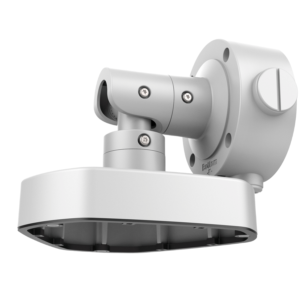 HIKVISION DS-1283ZJ - Soporte de pared - Apto para domo - Apto para uso en exterior - Color blanco - Pasador de cables - 198.2 (Al) x 164 (An) x 152.6 (Fo) mm