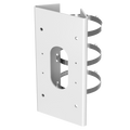 HIKVISION DS-1475ZJ-SUS - Soporte de poste | 250(Al) x 127(An) x 46(Fo) mm - Para cámaras Domo Motorizadas - Apto para uso en exterior - Aleación de aluminio y acero - Compatible con Hikvision - Pasador de cables