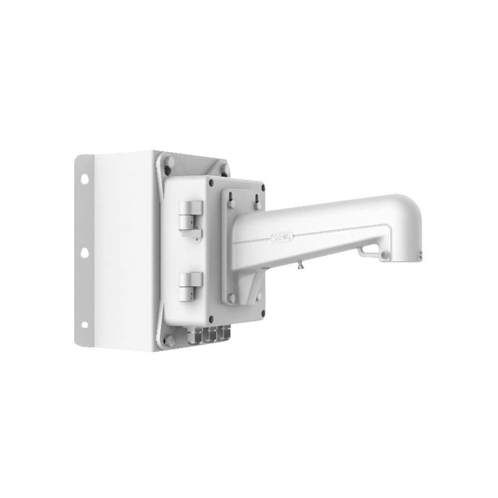 HIKVISION DS-1602ZJ-BOX-CORNER - Soporte de esquina con caja de conexiones - Caja de conexiones - Apto para uso en exterior - Apto para instalación en esquina - Color blanco - 314 (Al) x 255.5 (An) x 546.4 (Fo) mm