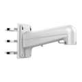 HIKVISION DS-1602ZJ-Pole - Soporte de poste - Para domos motorizadas - Apto para uso en exterior - Color blanco - Pasador de cables - 117 (An) x 194 (Al) x 451.3 (Fo) mm