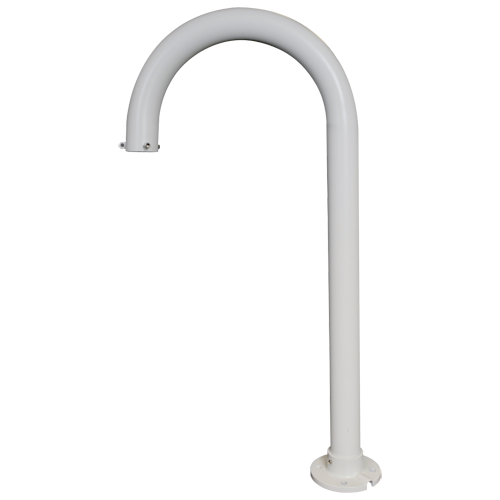 HIKVISION DS-1619ZJ - Soporte cornisa para domos motorizadas - Apto para uso exterior - Instalación en suelo - Color blanco - Pasador de cables - 841 mm (Al) x 130 (An) mm x 455 (Fo) mm