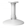 HIKVISION DS-1661ZJ-6D - Soporte de techo - Para cámaras domo - Apto para uso en exterior - Color blanco | 47 (Al) mm x 250 (Ø) mm - Compatible con Hiwatch Hikvision - Pasador de cables