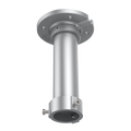 HIKVISION DS-1661ZJ-P - Soporte techo - Altura 200 mm x 116.5 (Ø) mm - Apto para uso en exterior - Color blanco - Fabricado en aluminio - Pasador de cables