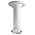 HIKVISION DS-1661ZJ - Soporte de techo - Para cámaras domo - Apto para uso en exterior - Color blanco | 200 (Al) x 116 (Ø) mm - Compatible con Hiwatch Hikvision - Pasador de cables - imagen 1