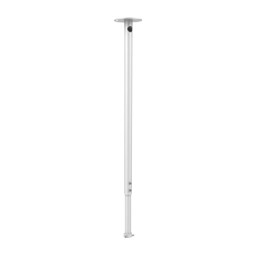 HIKVISION DS-1667ZJ - Soporte de techo extendible - Para cámaras domo - Apto para uso en exterior - Color blanco | 1500~2500 (Al) x 200 (Ø) mm - Compatible con Hikvision - Pasador de cables