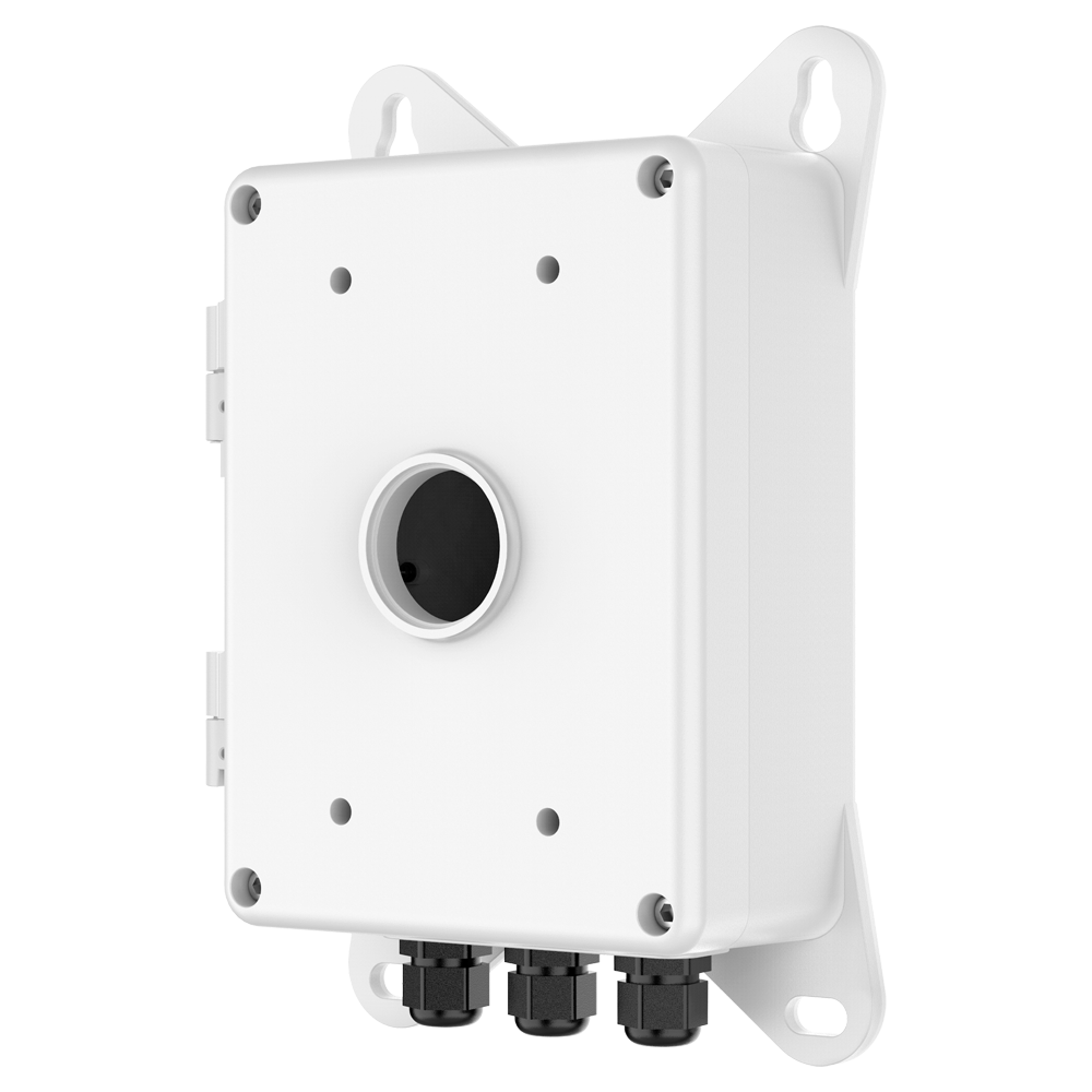 HIKVISION DS-1674ZJ-Y - Caja de conexiones Hikvision - Máxima capacidad de carga 10 kg - Apto para uso exterior - Aleación de aluminio - Pasador de cables - 310 (Al) x 208.9 (An) x 94.1 (Fo) mm