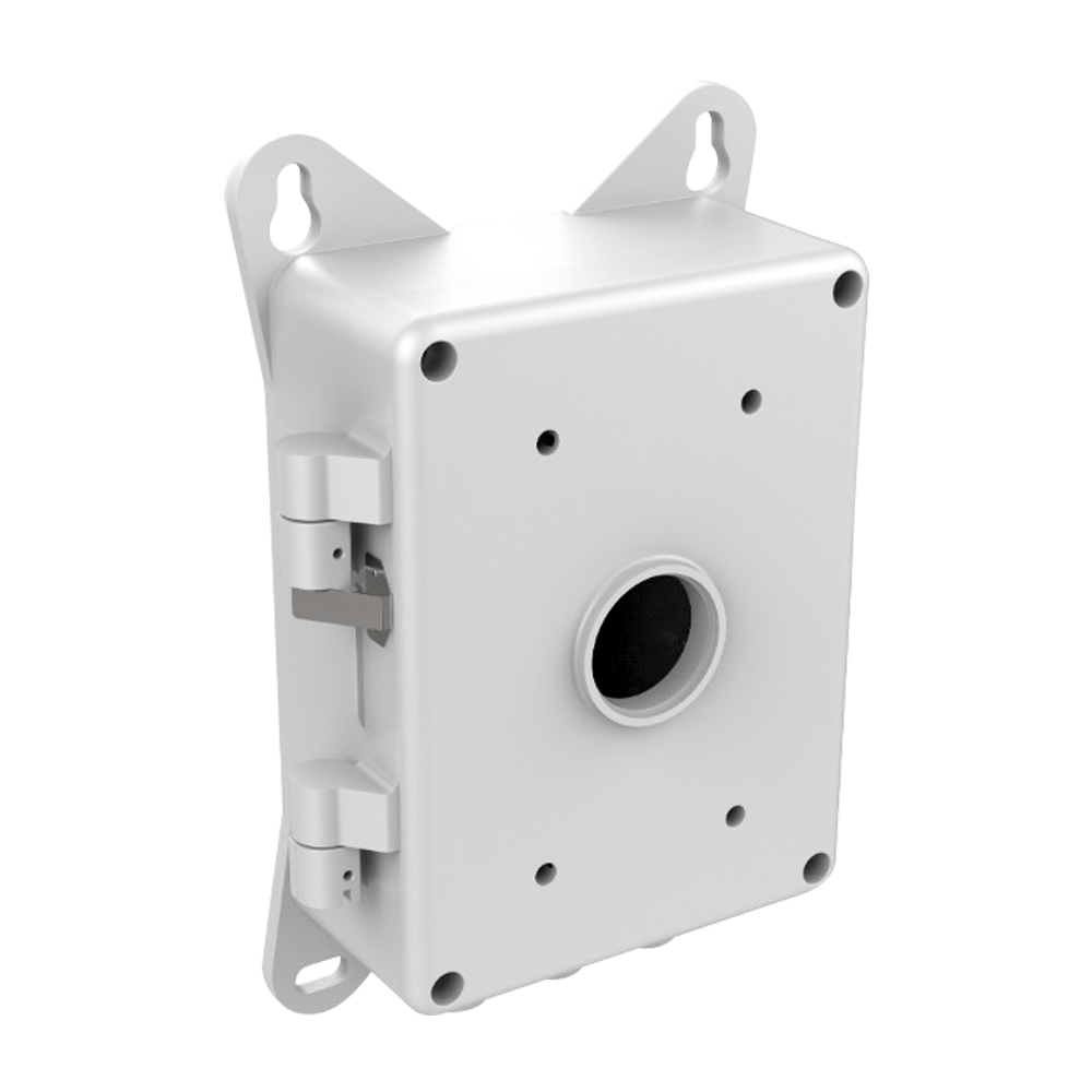 HIKVISION DS-1674ZJ - Caja de conexiones - Para cámaras domo - Apto para uso exterior - Instalación en techo o pared - Pasador de cables - Color blanco| 310 (Al) x 208.9 (An) x 89 (Fo)mm