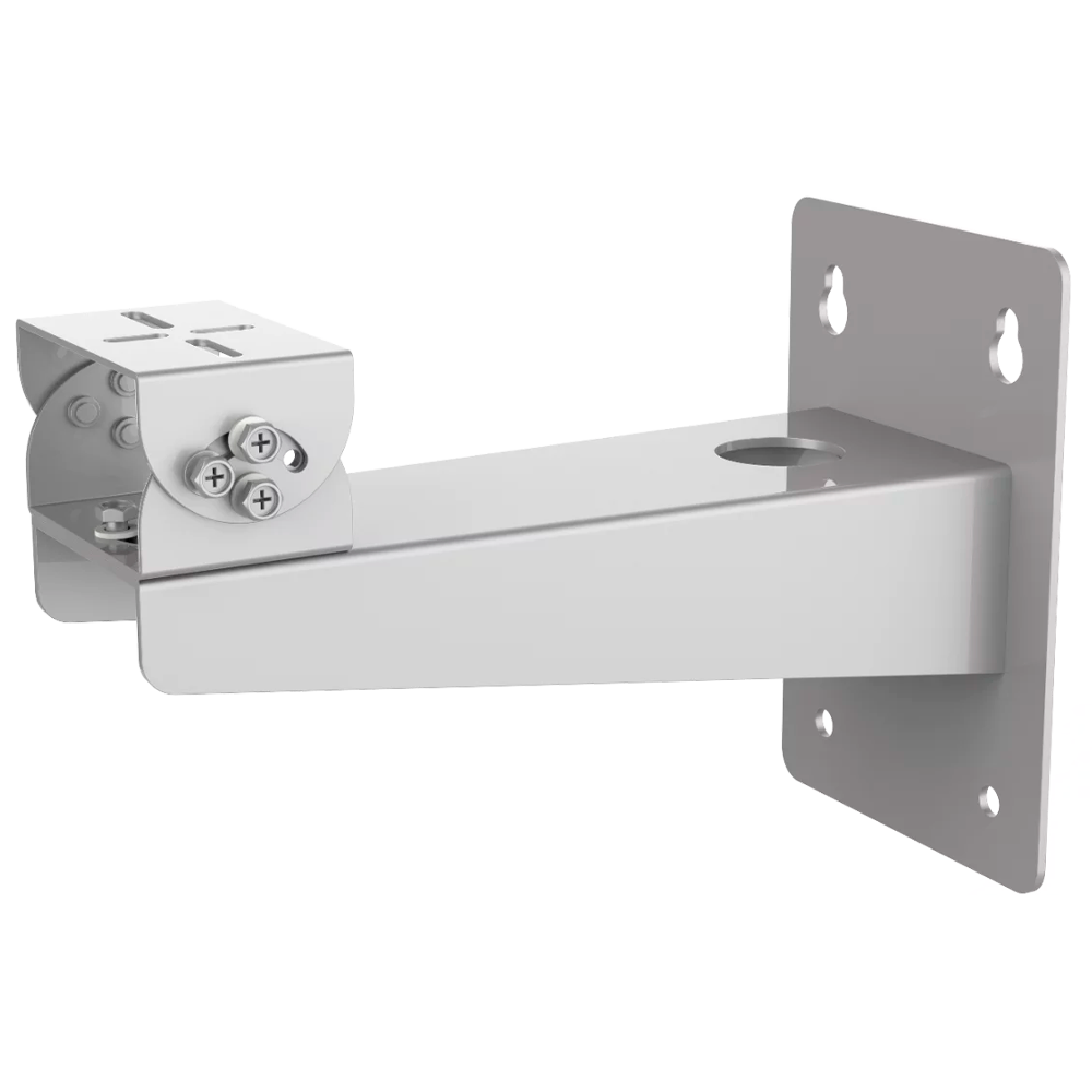 HIKVISION DS-1704ZJ-Y-AC(OS) - Soporte de pared - Apto para cámaras Bullet Explosion-Proof - Apto para uso en exterior - Capacidad de carga 8 kg - Color blanco - 200 (Al) x 140 (An) x 278 (Fo) mm