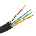 HIKVISION DS-1LN5EO-UU/E - Cable UTP categoría 5E Hikvision - Conductor OFC | 99,9% cobre - Cubierta | PE Cubierta especial para exterior - Longitud 305m - Color negro