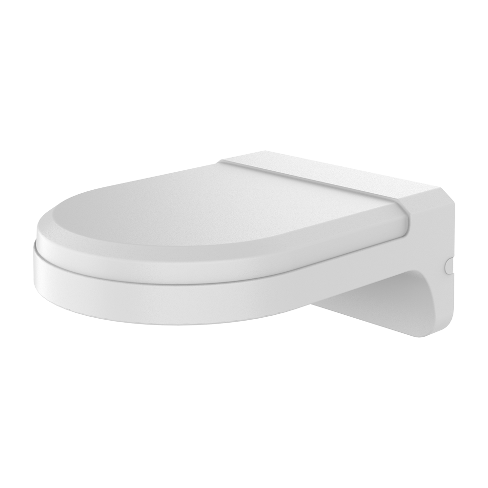 HIKVISION DS-220AZJ-130-WA - Soporte de pared - Metal - 77 (Al) x 130 (An) x 163.4 (Fo) mm - Carga máxima 2 kg | Peso 690 g - Apto para cámaras tipo domo y turret - Color blanco - imagen 1