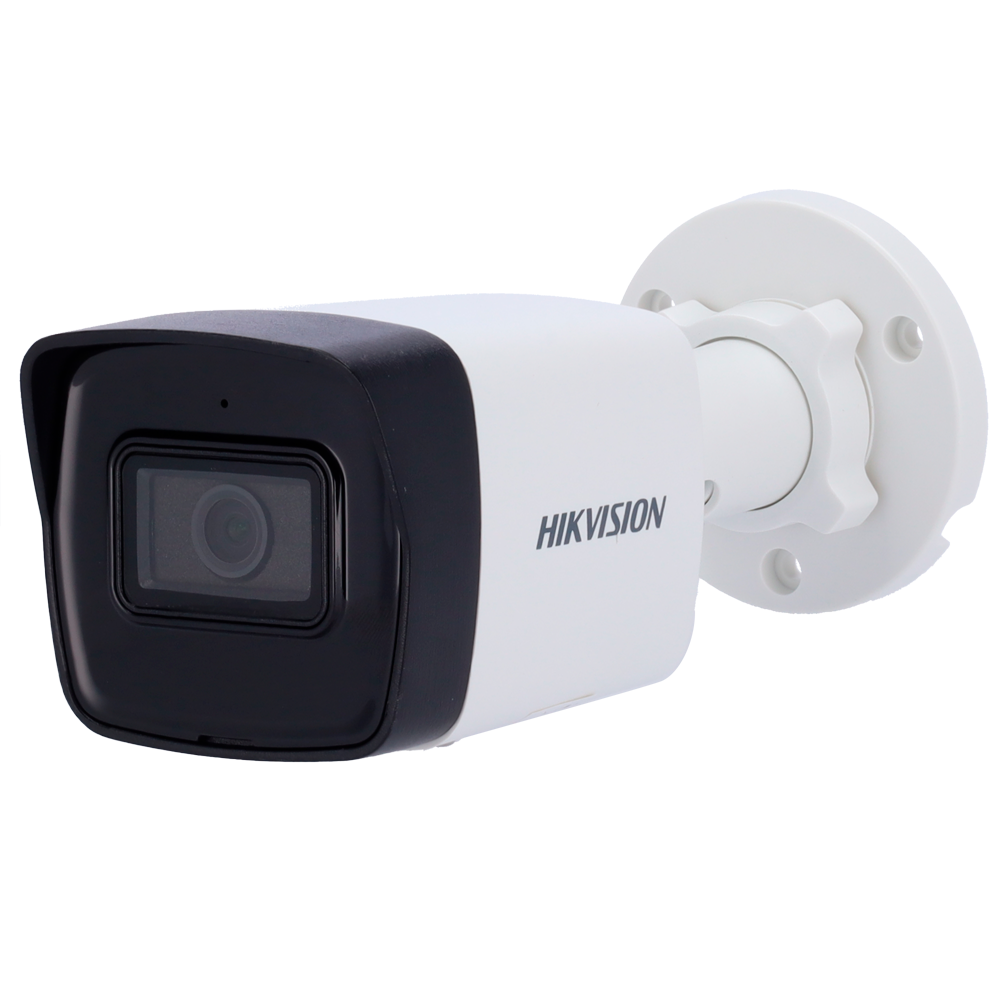 HIKVISION DS-2CD1023G2-IUF(2.8mm) - Cámara Bullet IP Hikvision - Gama Value - 2 MP | Lente 2.8 mm | Micrófono integrado - IR 30 m | DWDR | Detección de Humano y Vehículo - PoE | H.265+ | IP67 | microSD 256 GB - WEB, Software CMS, Smartphone y NVR - imagen 1