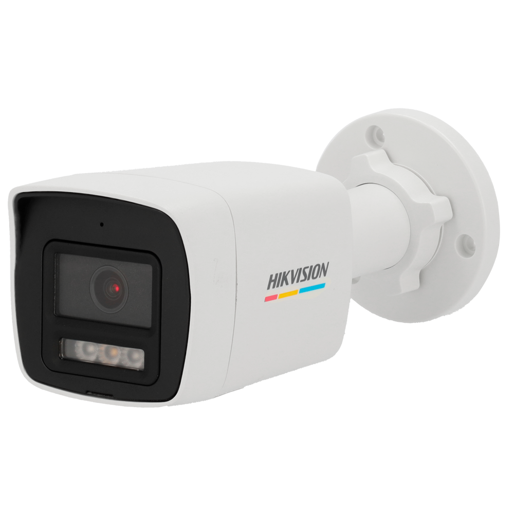 HIKVISION DS-2CD1027G2H-LIU(2.8mm) - Cámara Bullet IP Hikvision gama VALUE - Resolución 2 Mpx (1920x1080) - Lente 2.8 mm | ColorVu - IR 30 m | Micrófono integrado - Impermeable IP67 | PoE - Detección de movimiento 2.0 - imagen 1
