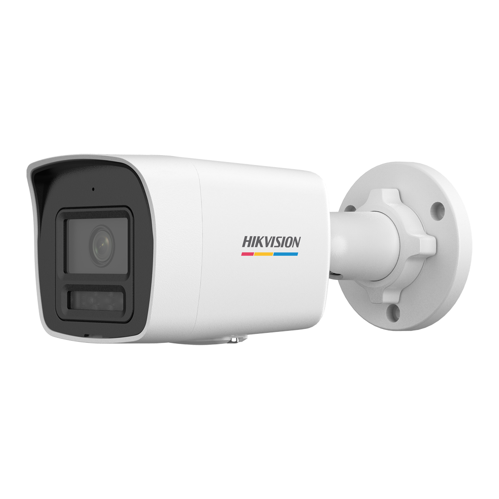 HIKVISION DS-2CD1027G3-LIU(2.8mm) - Cámara Bullet IP gama VALUE - Resolución 2 Mpx (1920x1080) | Lente 2.8 mm - IR 30 m | Luz blanca 30 m | Micrófono integrado - ColorVu 3.0: imagen a color 24 horas - Detección de movimiento 3.0 - 120 dB WDR | PoE | Grado - imagen 1